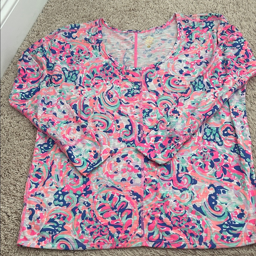 Lilly Pulitzer Luxletic long sleeve top